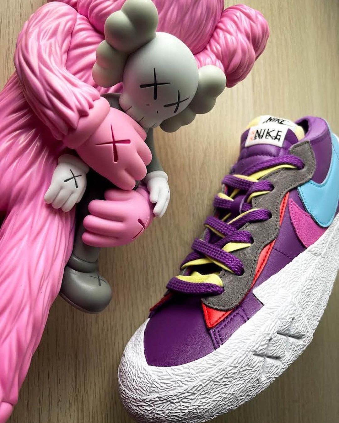 Nike Blazer Low Sacai KAWS Purple